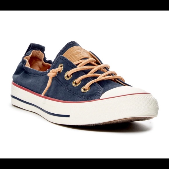 converse shoreline navy biscuit